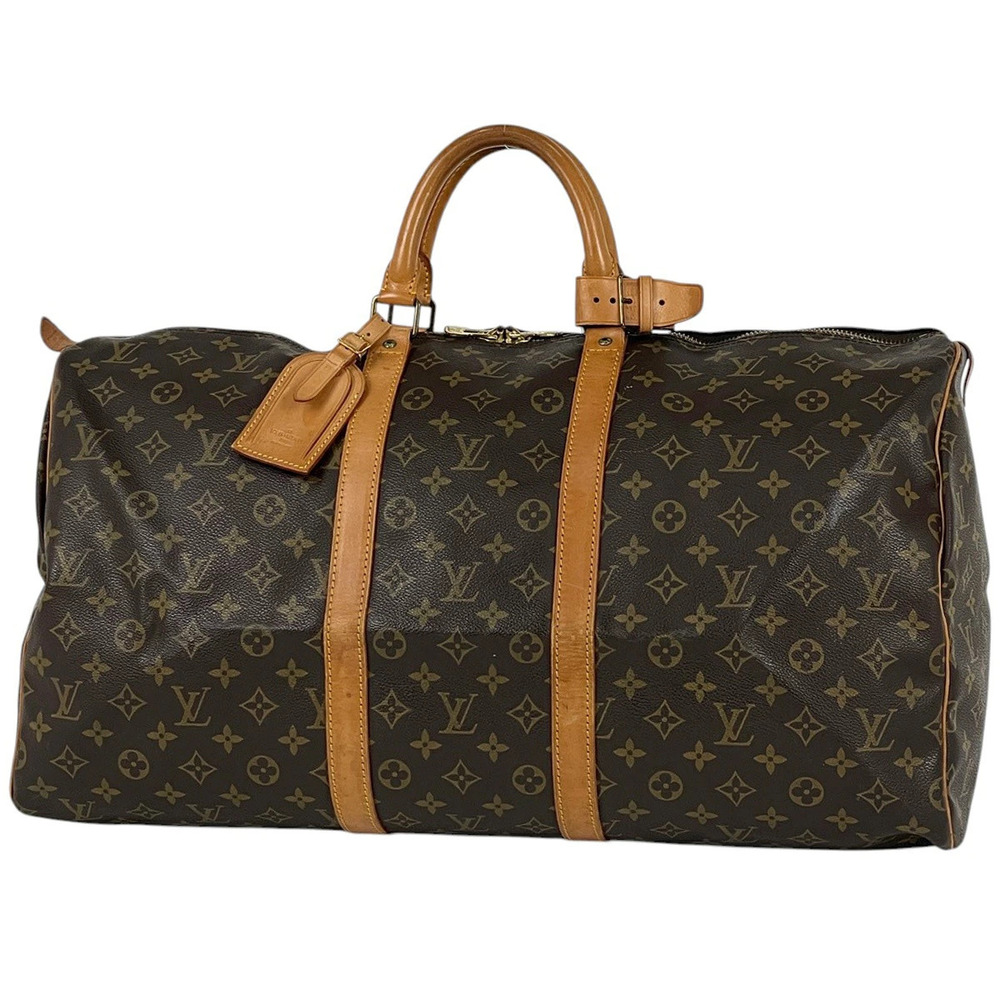Louis Vuitton Keepall Boston Bag Monogram Brown